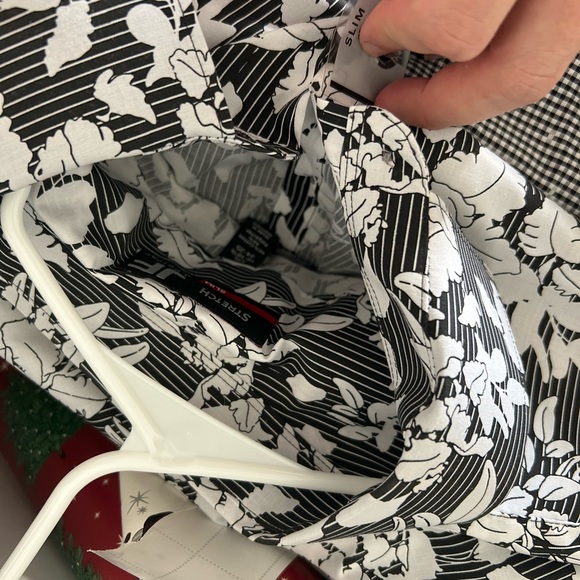 J Ferrar Men’s Dress Shirt XXL 18-181/2 34-35 - Picture 2 of 6